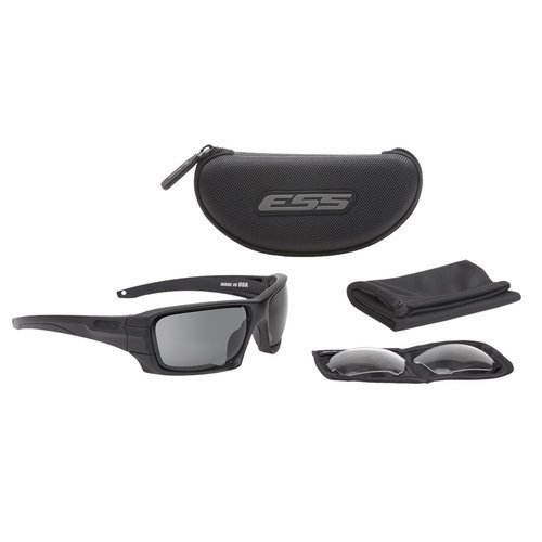 ESS - Rollbar Contract Subdued Logo Kit - Schwarz - Clear / Smoke Gray - EE9018-02